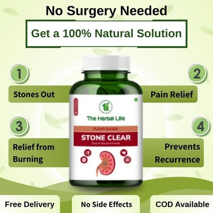 Stone Clear | Natural Kidney Stone Support (Pack of 2)