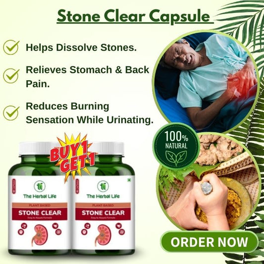 Stone Clear | Natural Kidney Stone Support (Pack of 2)